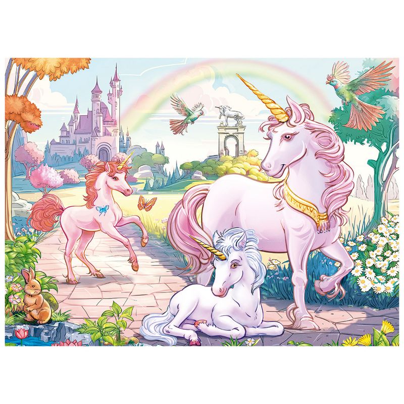 Quebra-Cabeca---DC-Comics---Unicornios---100--Pecas---Grow-1