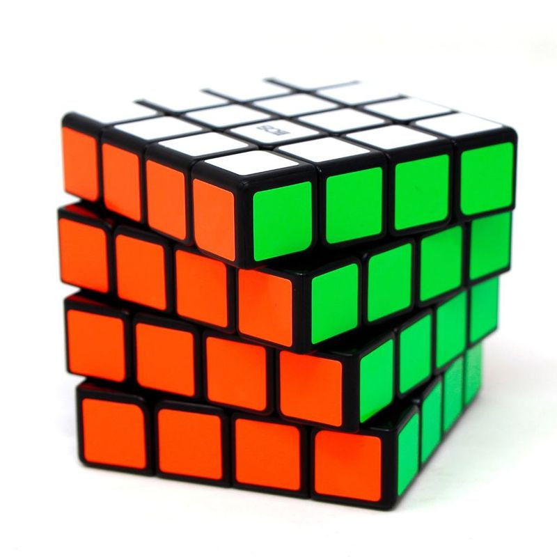 CUBO MAGICO CUBER PRO 4 PRETO - Quebra Cabeça 3D Cubo Magico Cuber Pro 4x4  Preto - Cuber Brasil - CUBER BRASIL