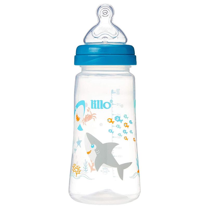 Mamadeira---300-Ml---Design-Smart---Azul---Tubaroes---Lillo