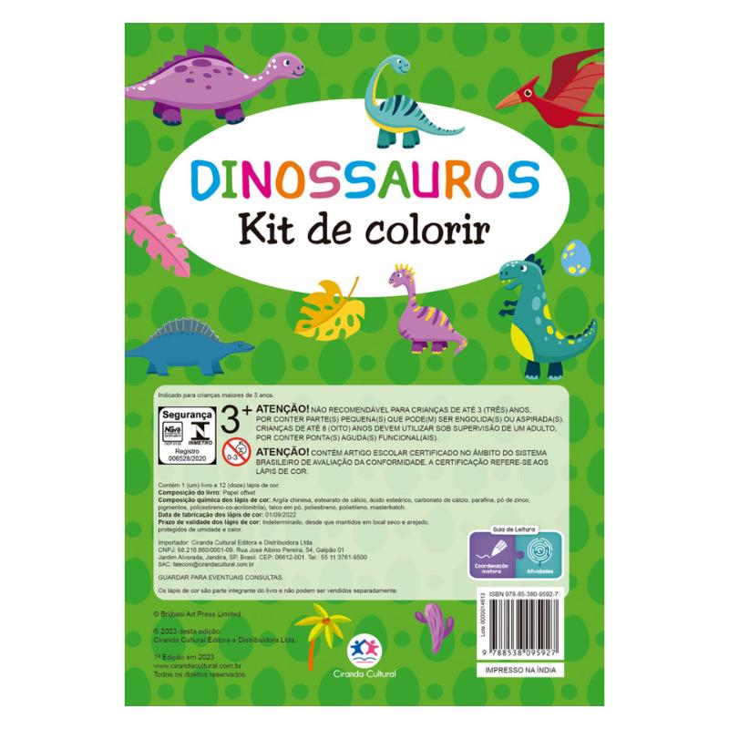 Conjunto-de-Lapis-de-Colorir-com-Livro---Dinossauros---Catavento-1