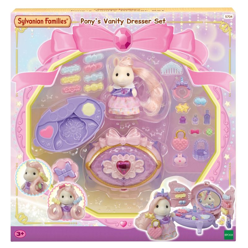 Sylvanian-Families---Conjunto---Penteadeira-Da-Ponei---Epoch-1