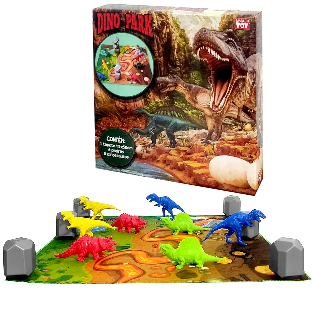 Jogo de Cores e Cards Dinossauro - Clube de Brinquedos Tum Tum