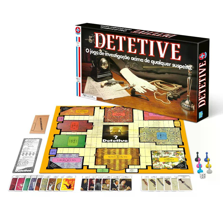 Kit Jogo Da Vida + Detetive Jogos De Tabuleiro Estrela na