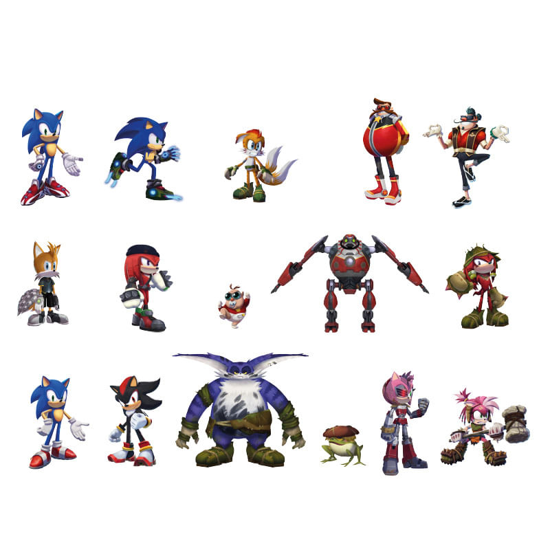 Conjunto de Mini Figuras de Ação - Coleção Prime - Sonic - Sortidas - Toyng