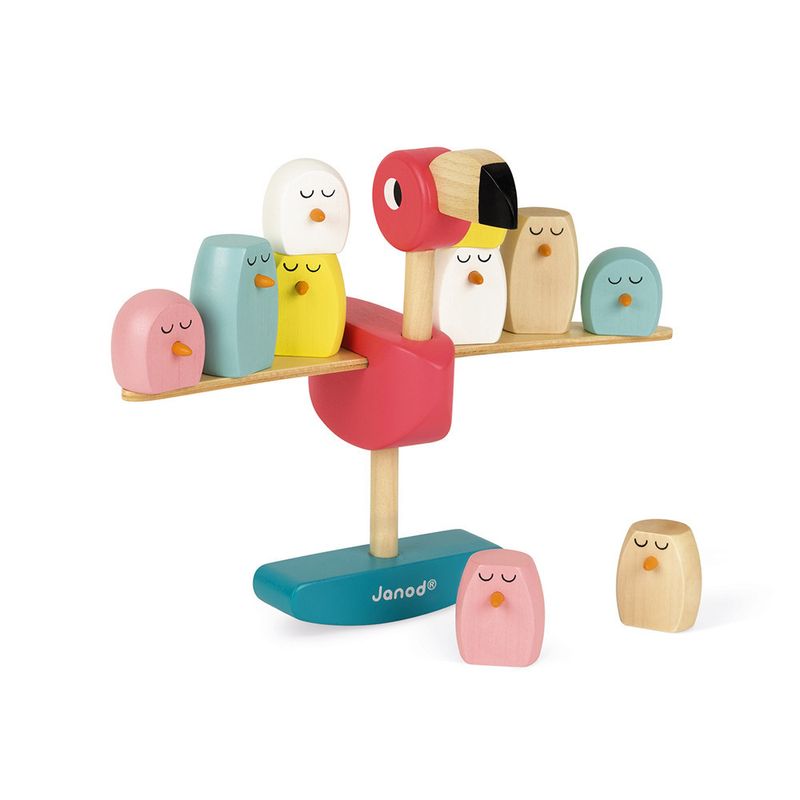 Brinquedo-Educativo---Janod---Jogo-Flamingo-Equilibrista---11-Pecas---Maped-4