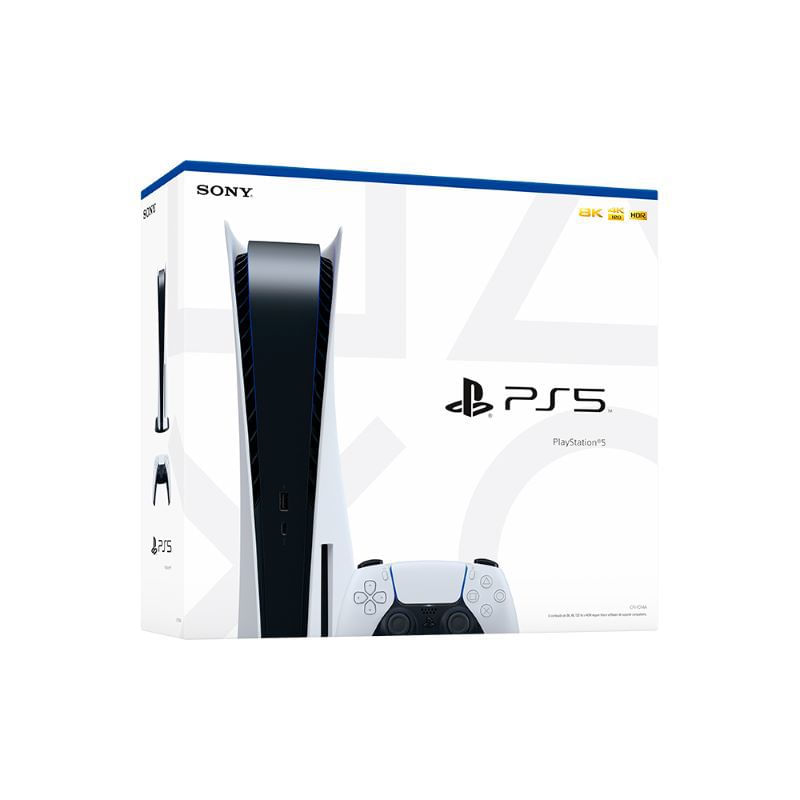 Console-Standard-com-Disco-PS5---PlayStation---Branco---Sony-3