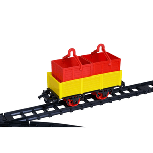 Trem Set Clássico A Pilhas Com Som Brinquedo Infantil