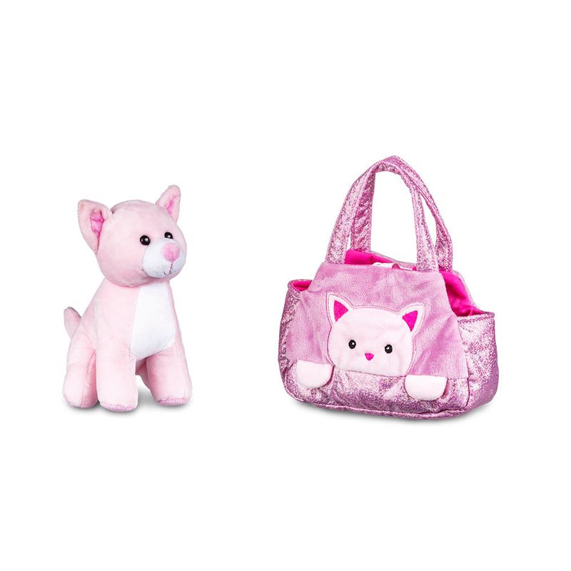 Pelucia-com-Acessorios---Cutie-Handbags---Gato---Rosa---15-Cm---Multikids-0