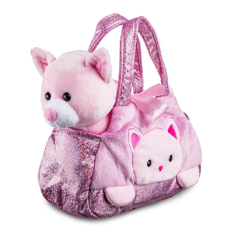 Pelucia-com-Acessorios---Cutie-Handbags---Gato---Rosa---15-Cm---Multikids-2