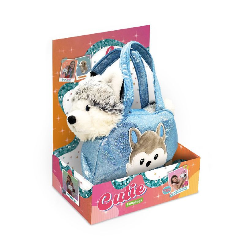 Pelucia-com-Acessorios---Cutie-Handbags---Husky---Azul---15-Cm---Multikids-1