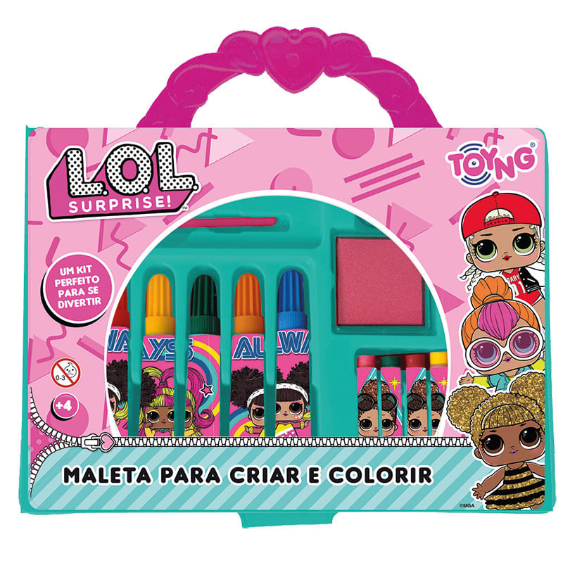Kit de Colorir LOL Surprise 52 peças - Estojo para pintar LOL – O Gato  Rápido