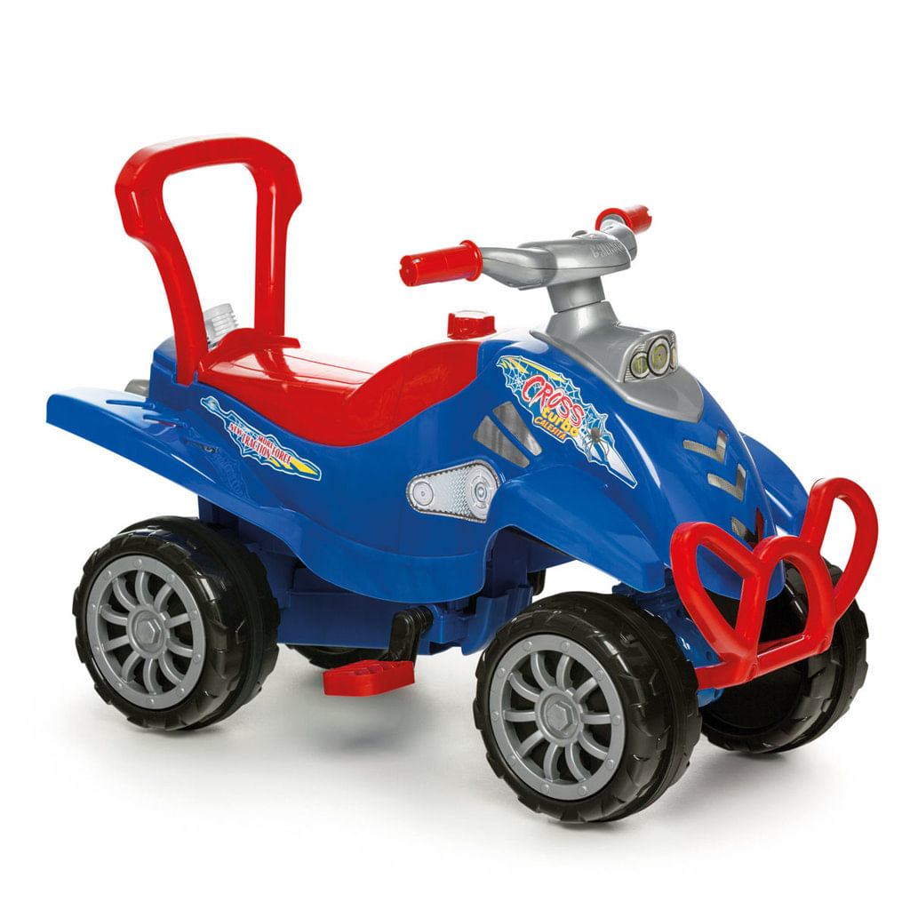 Quadriciclo Infantil Cross Legacy com Capacete de Brinquedo