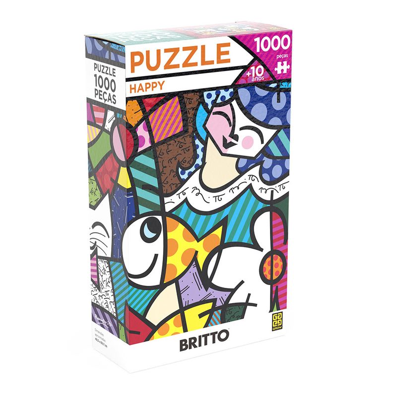 Quebra-Cabeca---1000-Pecas---Romero-Britto---Happy---Grow-0