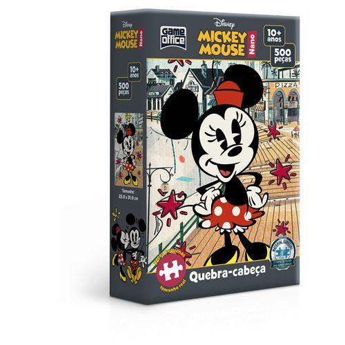 Quebra-Cabeça Nano - 500 Peças - Disney - Mickey Mouse - Toyster