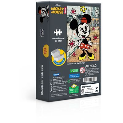 Quebra-Cabeça - Disney - Mickey Mouse - 500 Peças - Game Office - Toyster