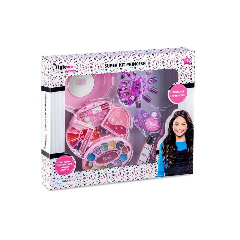 Maquiagem Menina Brinquedo Kit maquiagem infantil Conjunto