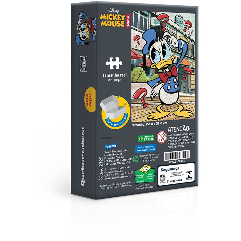 Quebra-Cabeca-Nano---500-Pecas---Disney---Mickey-Mouse---Donald---Game-Office---Toyster-2