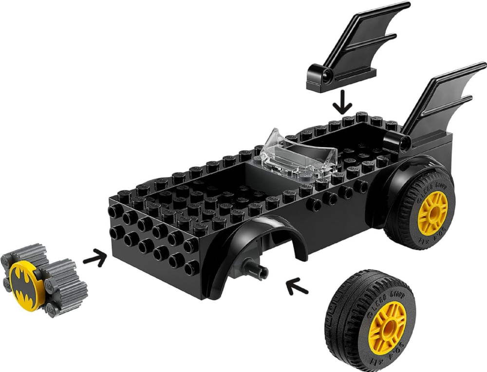 Lego - DC Comics - Batman - Perseguição de Batmóvel: Batman vs. Coringa -  76264