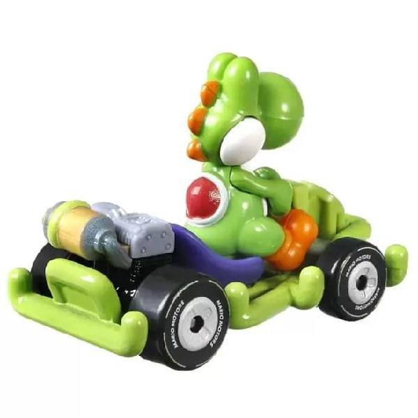 Hot Wheels Mario KART Yoshi Pipe Frame KART Mattel GBG25 Ri Happy