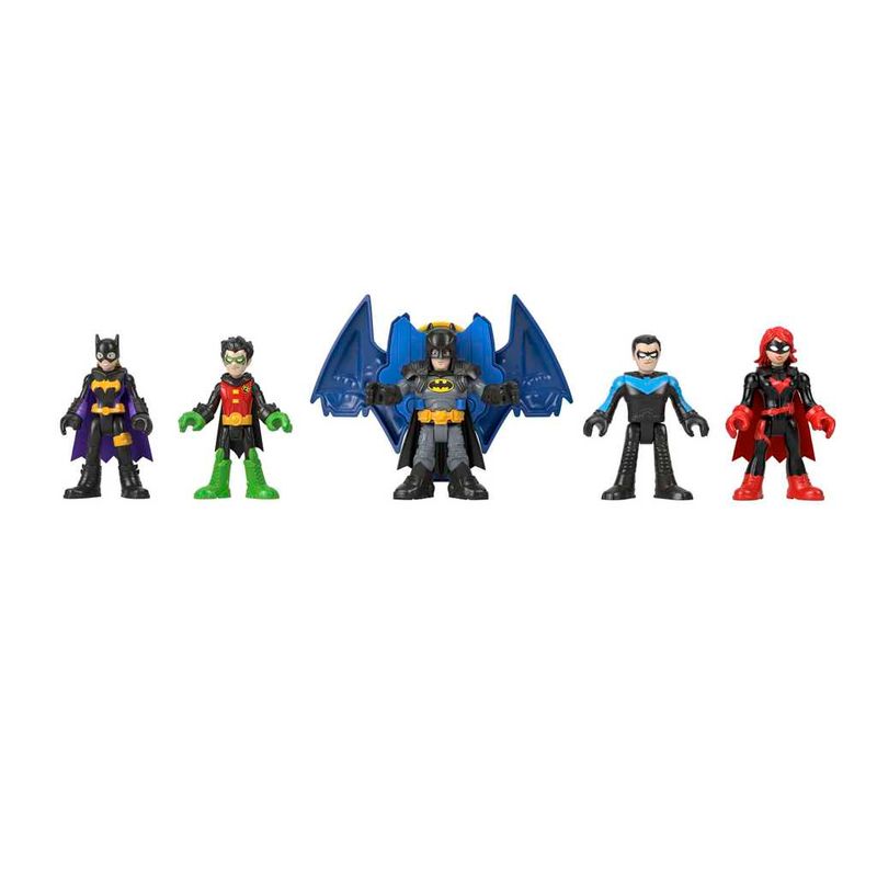 Conjunto-De-Mini-Bonecos---Fisher-Price---Imaginext---Pacote-Da-Familia-Do-Batman-0