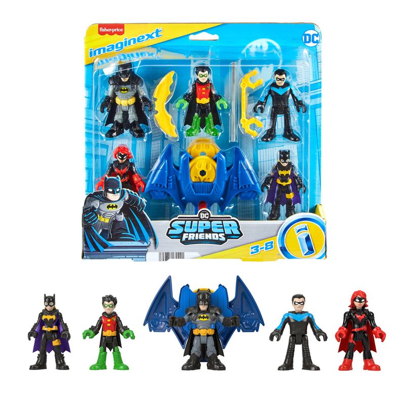 Conjunto-De-Mini-Bonecos---Fisher-Price---Imaginext---Pacote-Da-Familia-Do-Batman-2