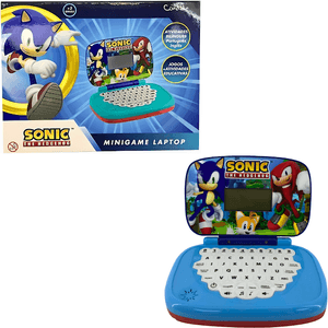 MiniGame Laptop Infantil Educativo Sonic - Candide - ARMARINHOS 3 PATETAS  LTDA