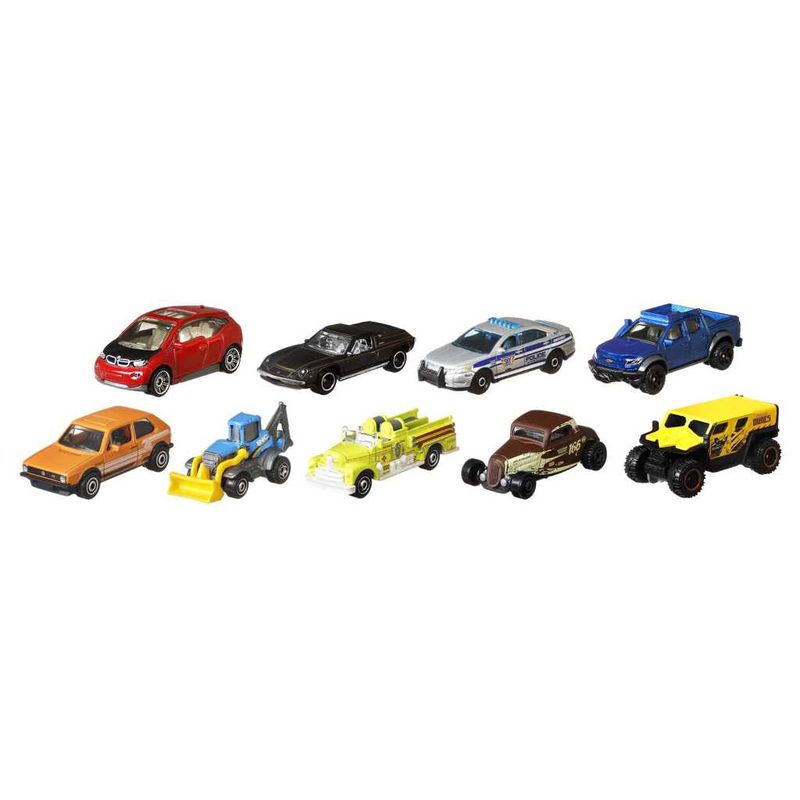 Conjunto-de-Mini-Veiculos-Surpresa---Matchbox---Pack-com-9-Carros---Mattel-2