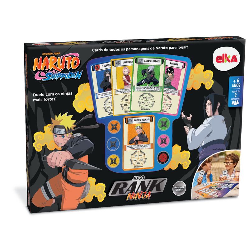 Jogo de Cartas - Naruto - Shippuden - Rank Ninja - Número de Jogadores 2 -  Elka