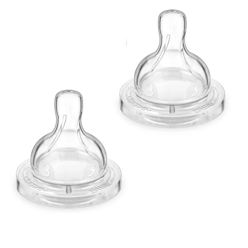 Bico-para-Mamadeira---Classic---N-3---2-Unidades---Philips-Avent
