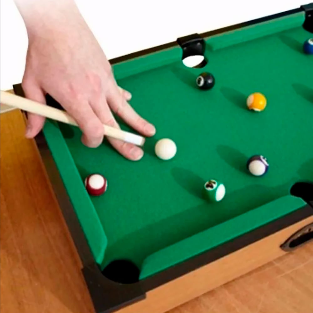 BRINQUEDO SINUCA INFANTIL MESA DE BILHAR JOGO GRANDE 52CM COM PES DE CHAO E  MESA SNOOKER CRIANÇAS EM MADEIRA - Ri Happy