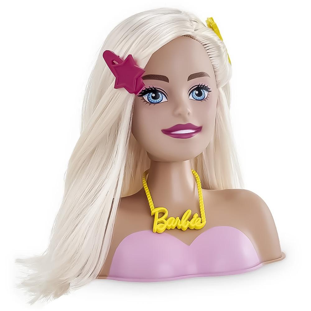 Busto De Boneca Com Acessórios - Barbie Styling Head Faces - Rosa - Pupee - Ri  Happy