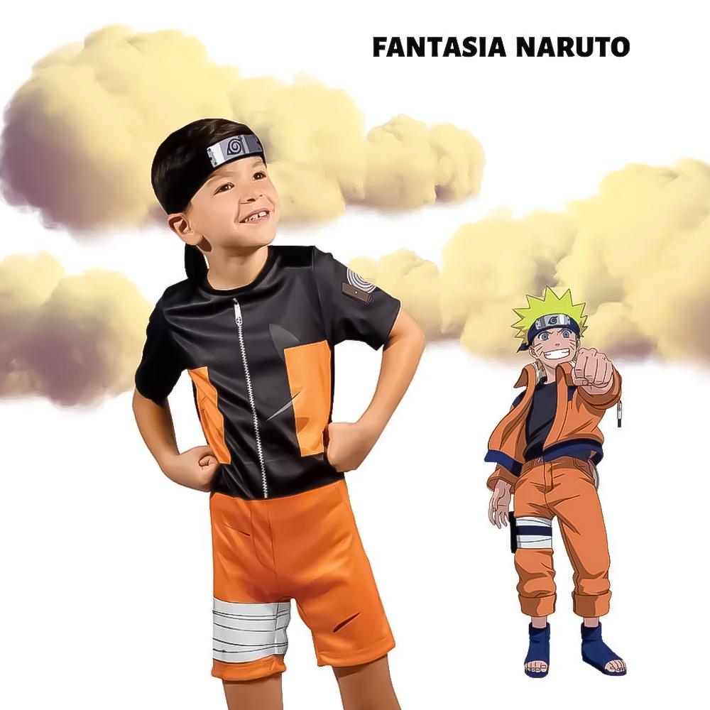 Fantasia Naruto Clássico Adulto - Completo Cosplay