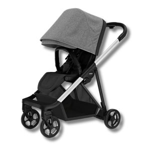 CARRINHO DE BEBE SHINE MELANGE GREY ALUMINIO THULE Ri Happy