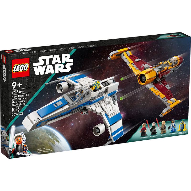 Lego---E-Wing-da-Nova-Republica-vs-Caca-Estelar-de-Shin-Hati---Star-Wars--0