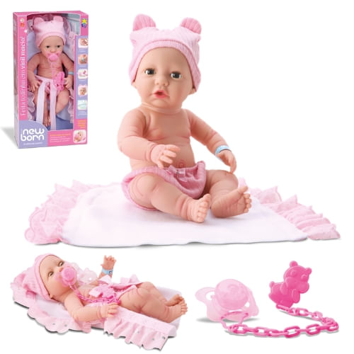 Boneca Bebe Reborn - Diver New Born - Dormindo - Divertoys em Promoção na  Americanas