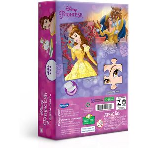 Princesas - Bela - Quebra-cabeça - 60 peças - Toyster Brinquedos