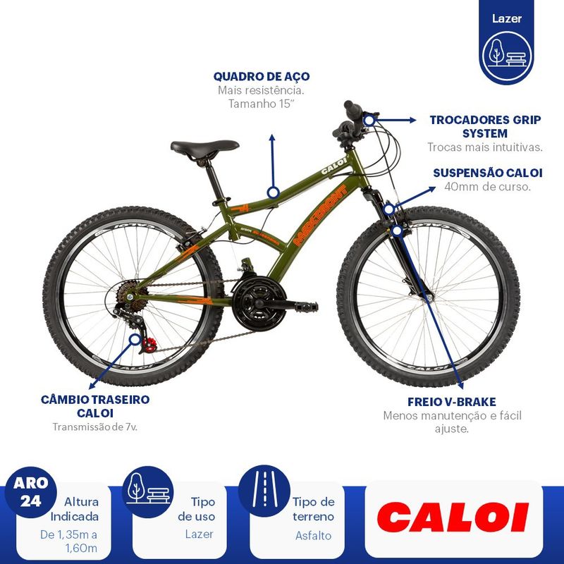Bicicleta-Aro-24---Max-Front---Verde-e-Laranja---Caloi-2