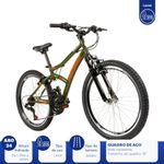 Bicicleta-Aro-24---Max-Front---Verde-e-Laranja---Caloi-3