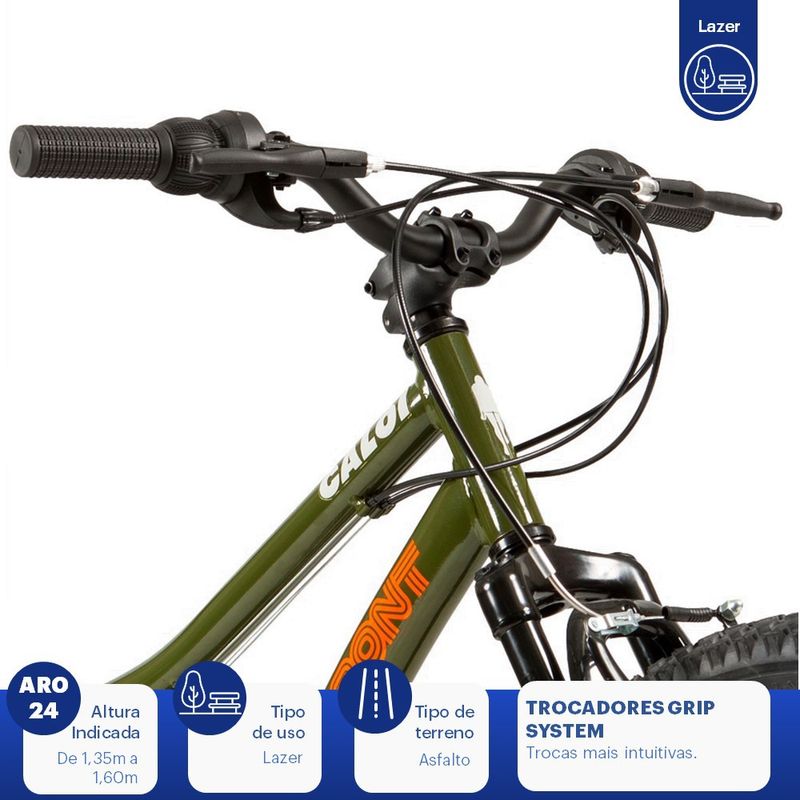 Bicicleta-Aro-24---Max-Front---Verde-e-Laranja---Caloi-6