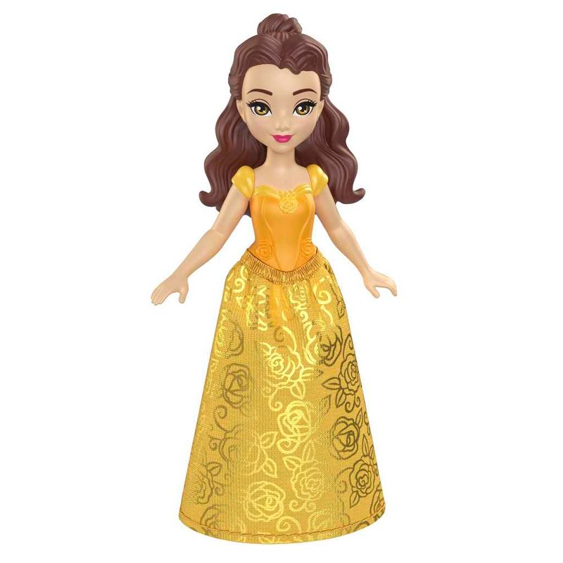 Mini-Boneca---Disney-Princesas---Bela---Amarelo---Mattel-1