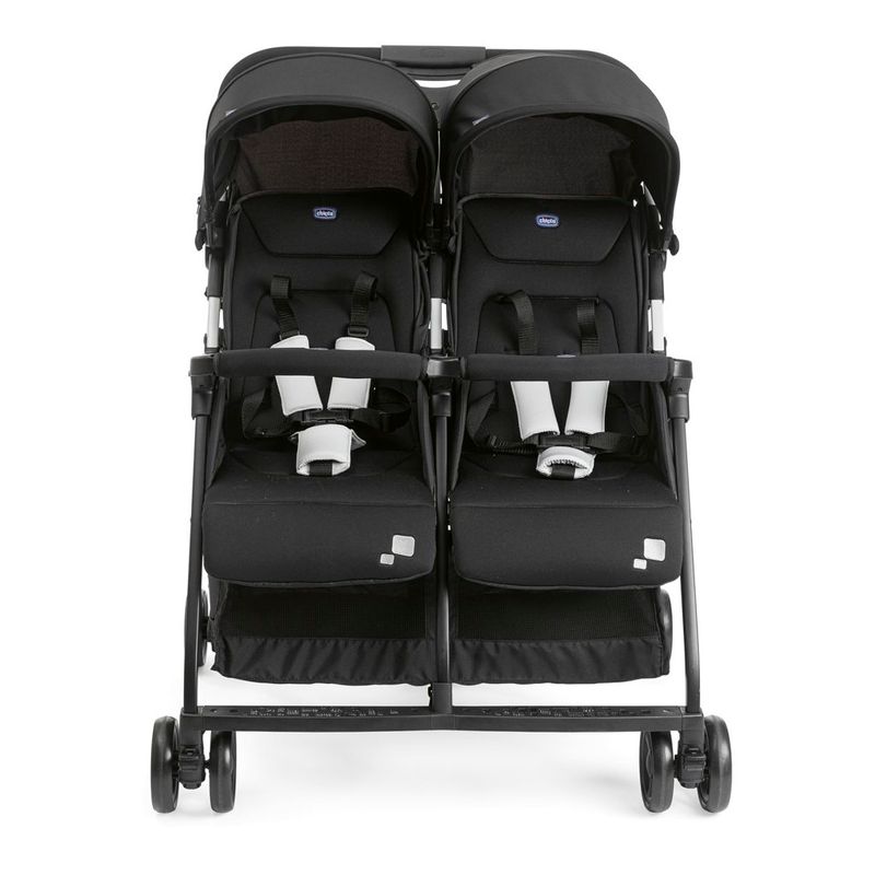 Carrinho-de-Bebe-para-Gemeos---Chicco---Ohlala-Twin---De-0kg-a-15kg---Preto-3