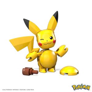 Brinquedo Para Montar Pokemon Pokebola Pikachu Mattel - Papellotti