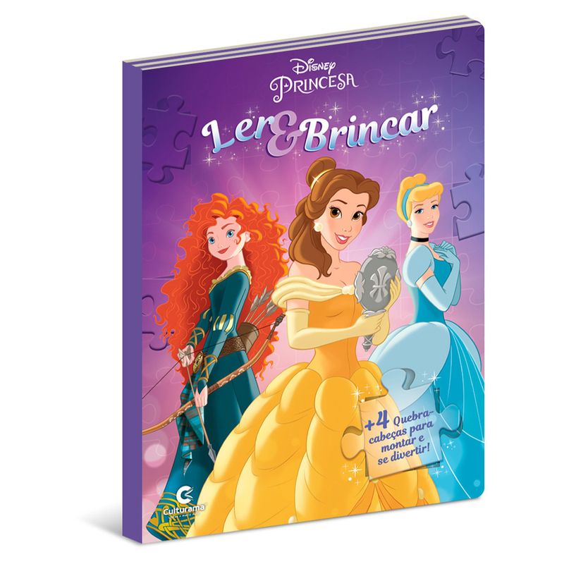 Livro-De-Historias-Com-Quebra-Cabecas---Disney-Princesas---2-Em-1---Culturama-1