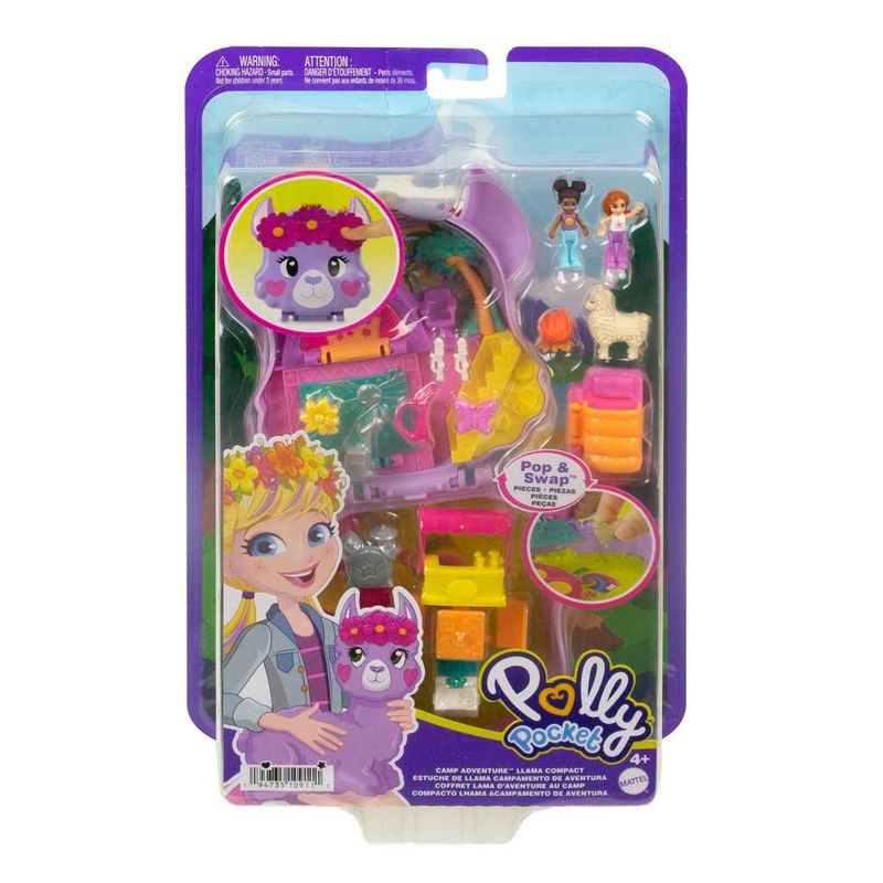 Conjunto-De-Brinquedo---Estojo-Acampamento-Lhama---Polly-Pocket---Mattel-0