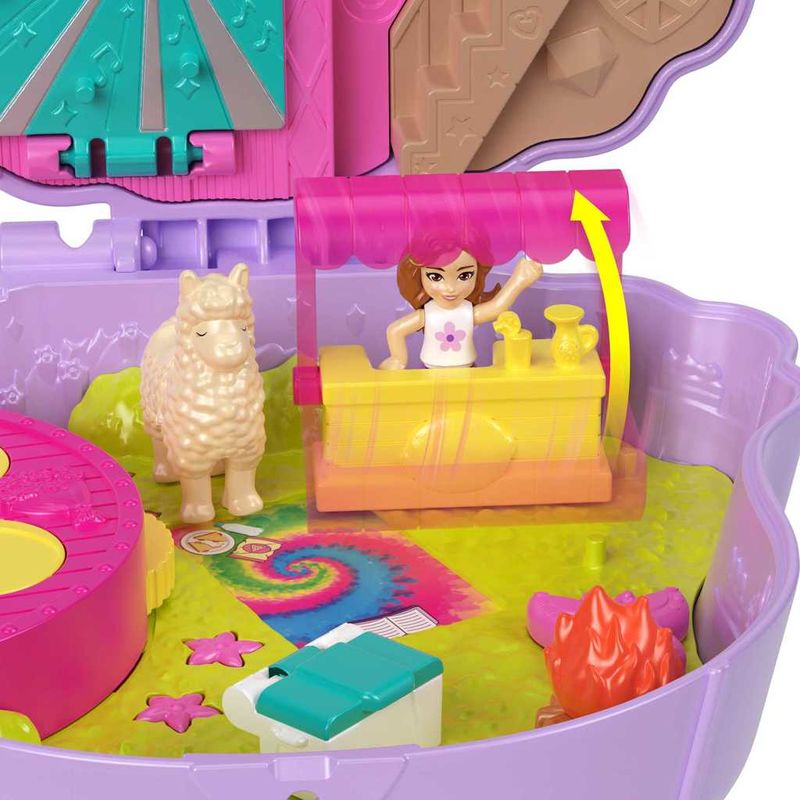 Conjunto-De-Brinquedo---Estojo-Acampamento-Lhama---Polly-Pocket---Mattel-5