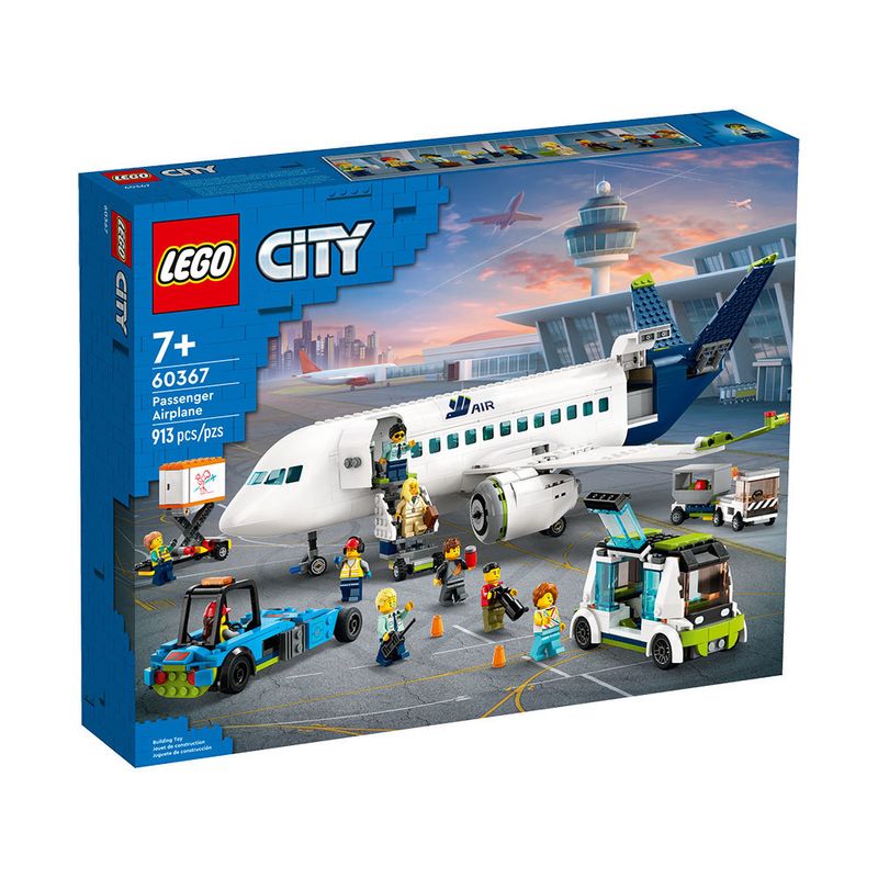 Lego-City---Aviao-de-Passageiros---City-Exploration---60367-0