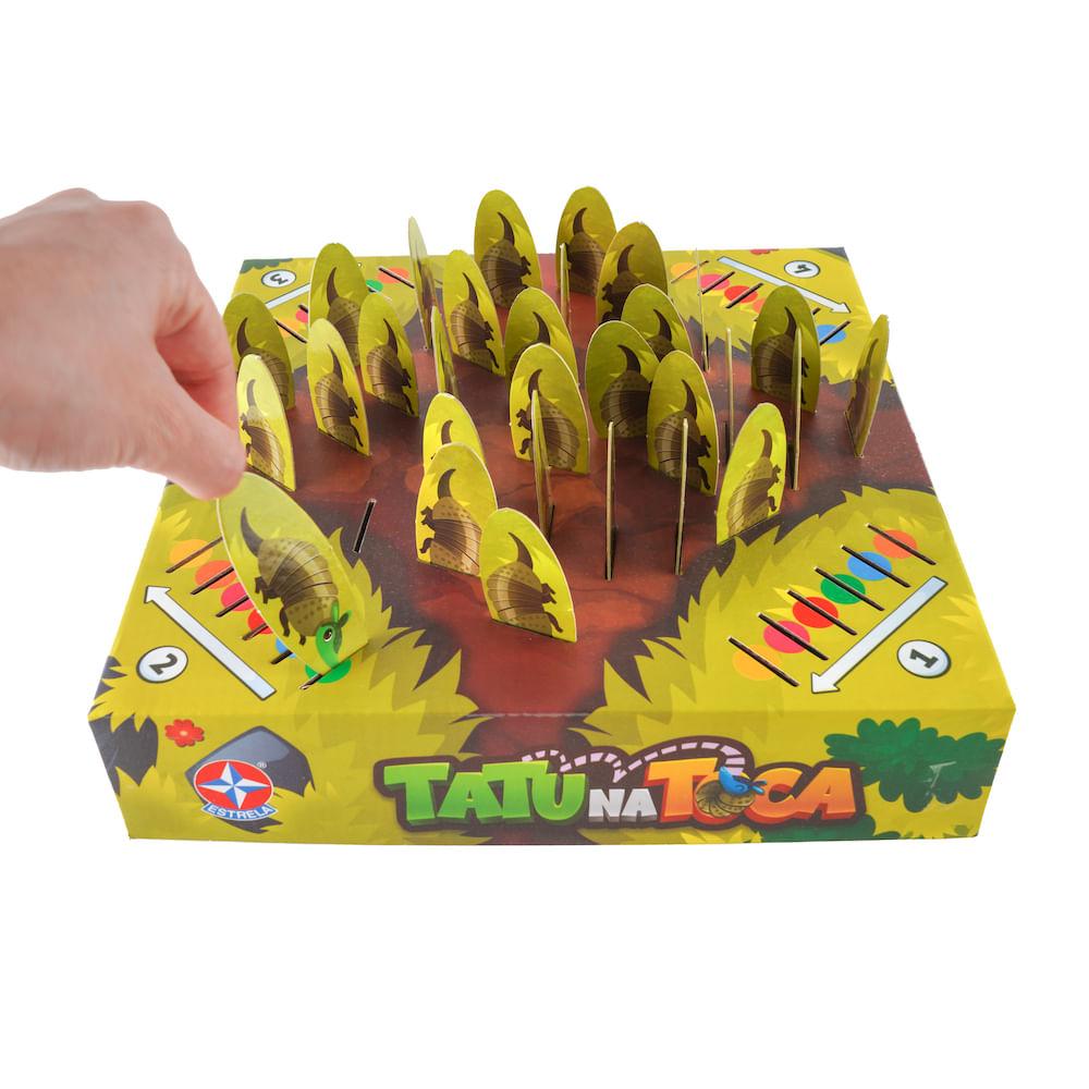 Jogo de Tabuleiro - Tatu na Toca - Estrela - Ri Happy