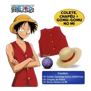 Fantasia Luffy One Piece Infantil