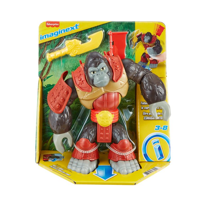 Figura-Articulada---Imaginext---Mundo-Aventura---Gorila-Samurai---Mattel-1