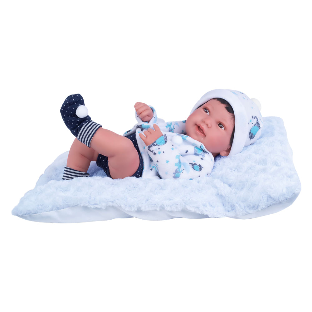 Bebê Reborn Menino 47cm 100% Silicone - Pedro - Ri Happy